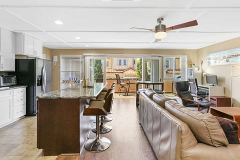 Lot's of space in the the main room that opens up to a great patio area! you'll enjoy the morning, afternoon, and evening in this spot!