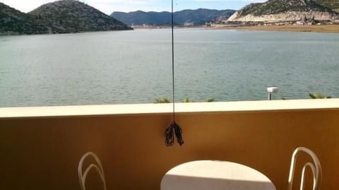 view of the bay from the balcony