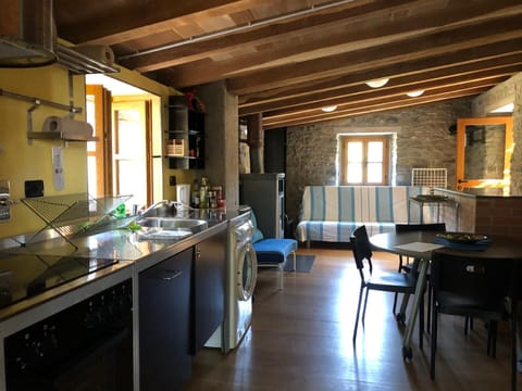 dining area and kitchen