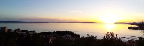 sunset from the balcony