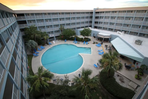 Indoor pool, outdoor pool