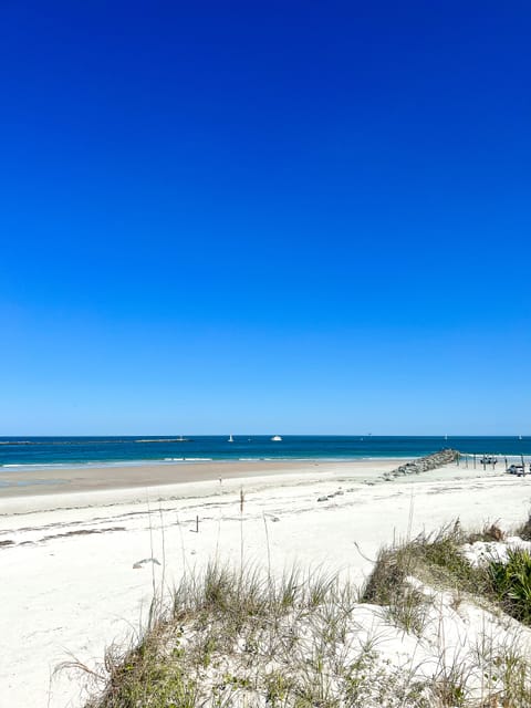 On the beach, beach towels