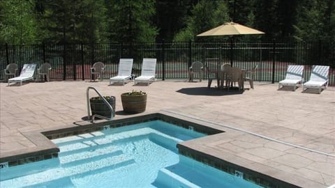 Indoor pool, outdoor pool