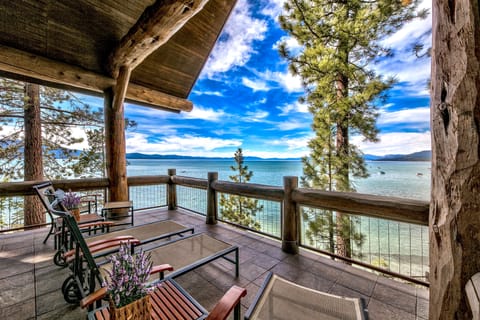 It doesn't get better than a balcony overlooking gorgeous Lake Tahoe