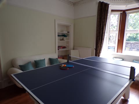 Games room with table tennis