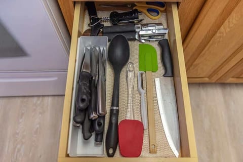 We have lots of utensils for cooking