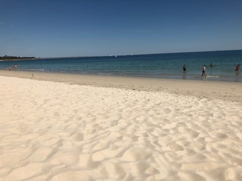 On the beach