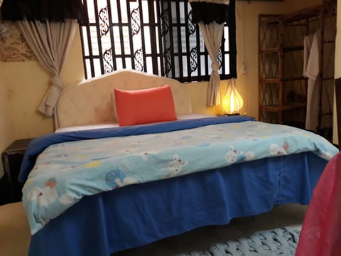 Your private bedroom with attached bathroom , air-conditioned and large window..