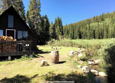 Open space is abundant at The creek side cabin