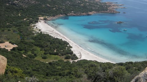 Beach nearby, sun loungers