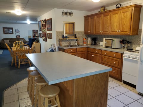 Counter Stools at Kitchen Island