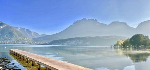 Beachfront apartment rental at Lake Annecy