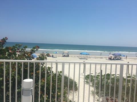 Beach nearby, sun loungers