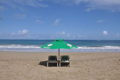 On the beach