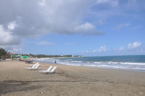 On the beach