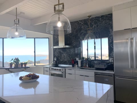 Chef Kitchen with amazing ocean views 