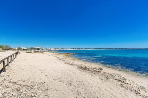 On the beach