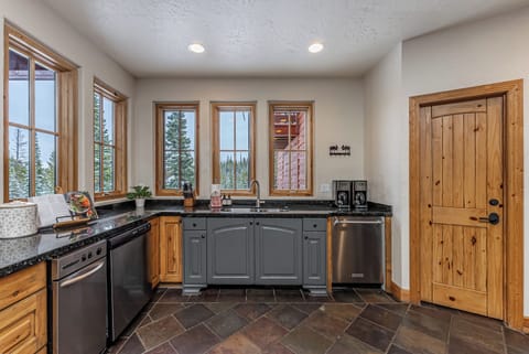 Spacious chef's kitchen on main level