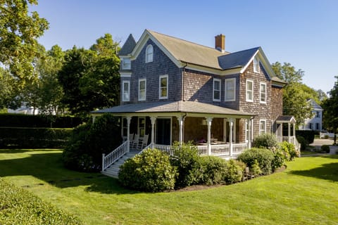 lawn is unusually large for Sag Harbor town property.