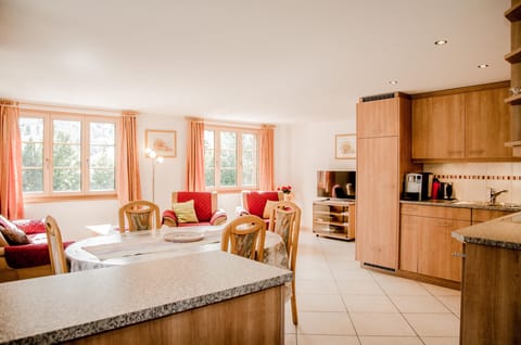 Kitchen and living room