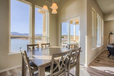 With a perfect walkout onto the deck