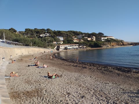 On the beach