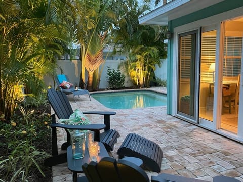 Our very private backyard oasis.