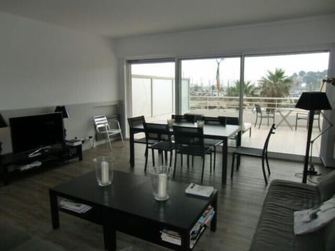 View from lounge over terrace