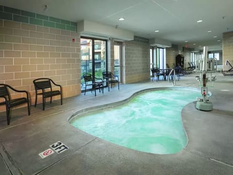 Indoor pool, a heated pool