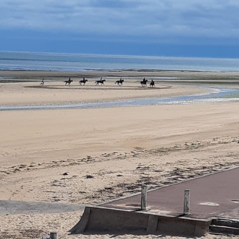 On the beach