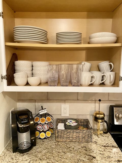 fully stocked kitchen