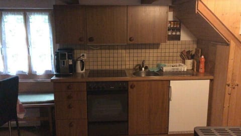 Microwave, stovetop, coffee/tea maker, toaster