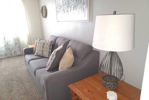 Couch include a pullout bed in living room