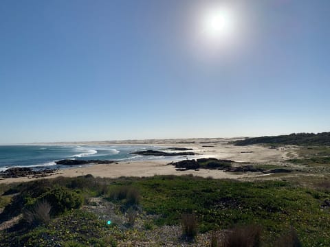 Birubi beach, just minutes walk away from this beach house.