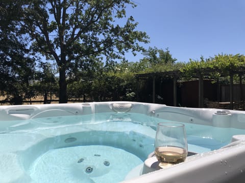 New hot tub ready for you!