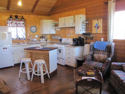 Fully outfitted kitchen