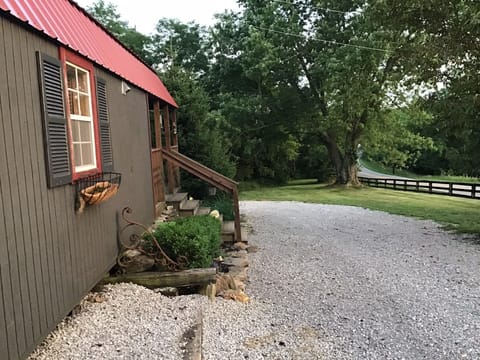 Spacious parking area for motorcycles or a boat