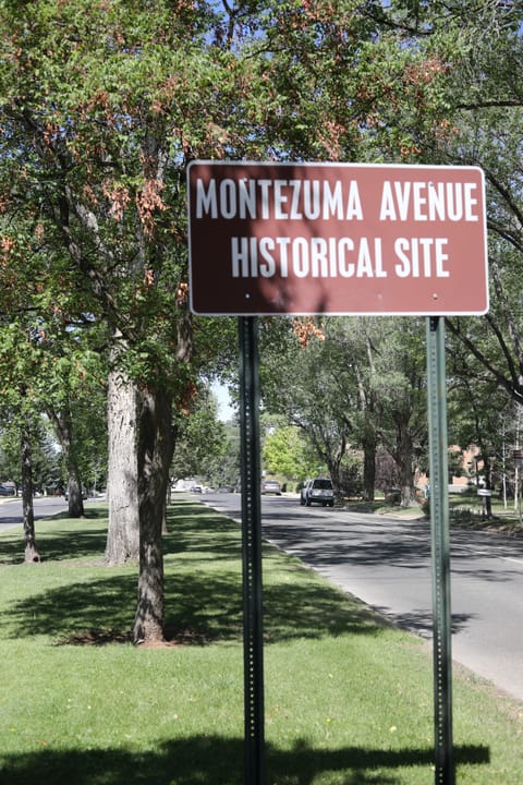 The home is located on Historical Montezuma Avenue.