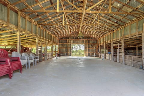 Guests have access to an event barn
