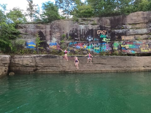 Famous Cliff Jumping Spot Across from House