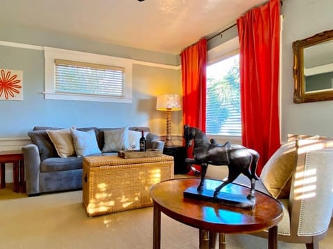 Historic Craftsman Bungalows are renovated and furnished by award winning architects. There are three distinctively styled Bungalows. This one, Bungalow three, is styled French Provence.