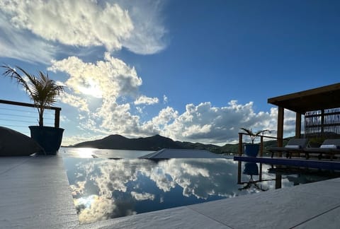 Outdoor pool, an infinity pool