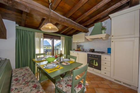 Kitchen and dining area