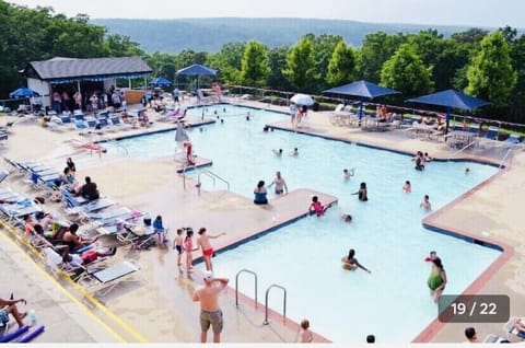 Indoor pool, outdoor pool