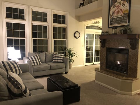 1st Floor Living Room with Gas Fire Place