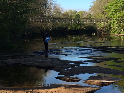 River North Esk just a short walk from Oakbank