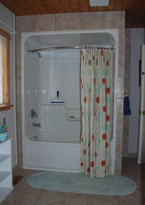 Combined shower/tub