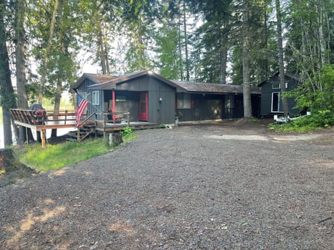 Fresh Paint on House, Bunk House to Right