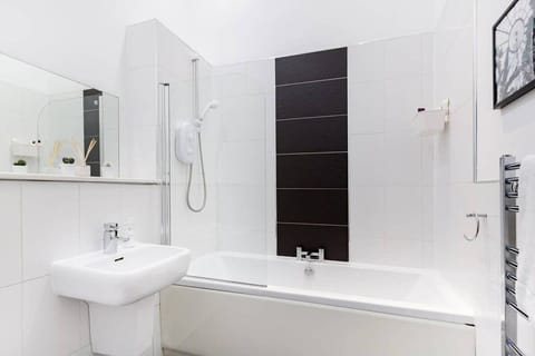 Modern bathroom where you can scrub away the day