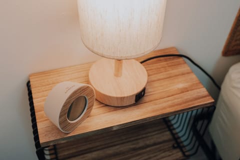 Bedside lamp with USB ports